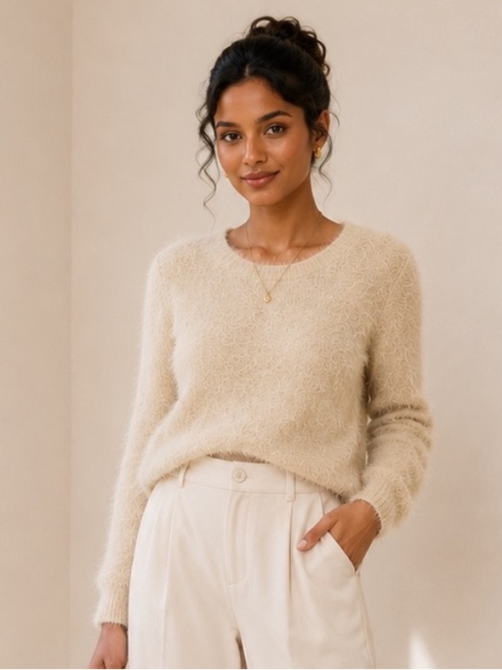 Mango fuzzy sweater
